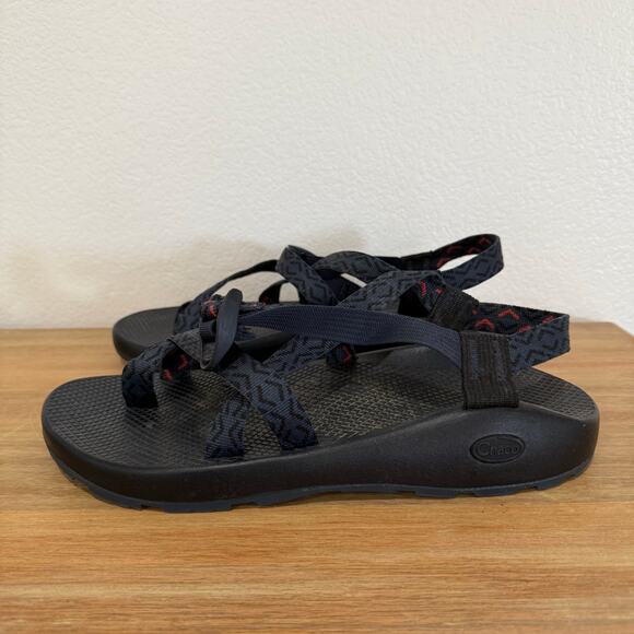Chaco Men\'s Z2 Classic Stepped Navy Marine Geometric Adjustable Sandals Size 12 main image 7